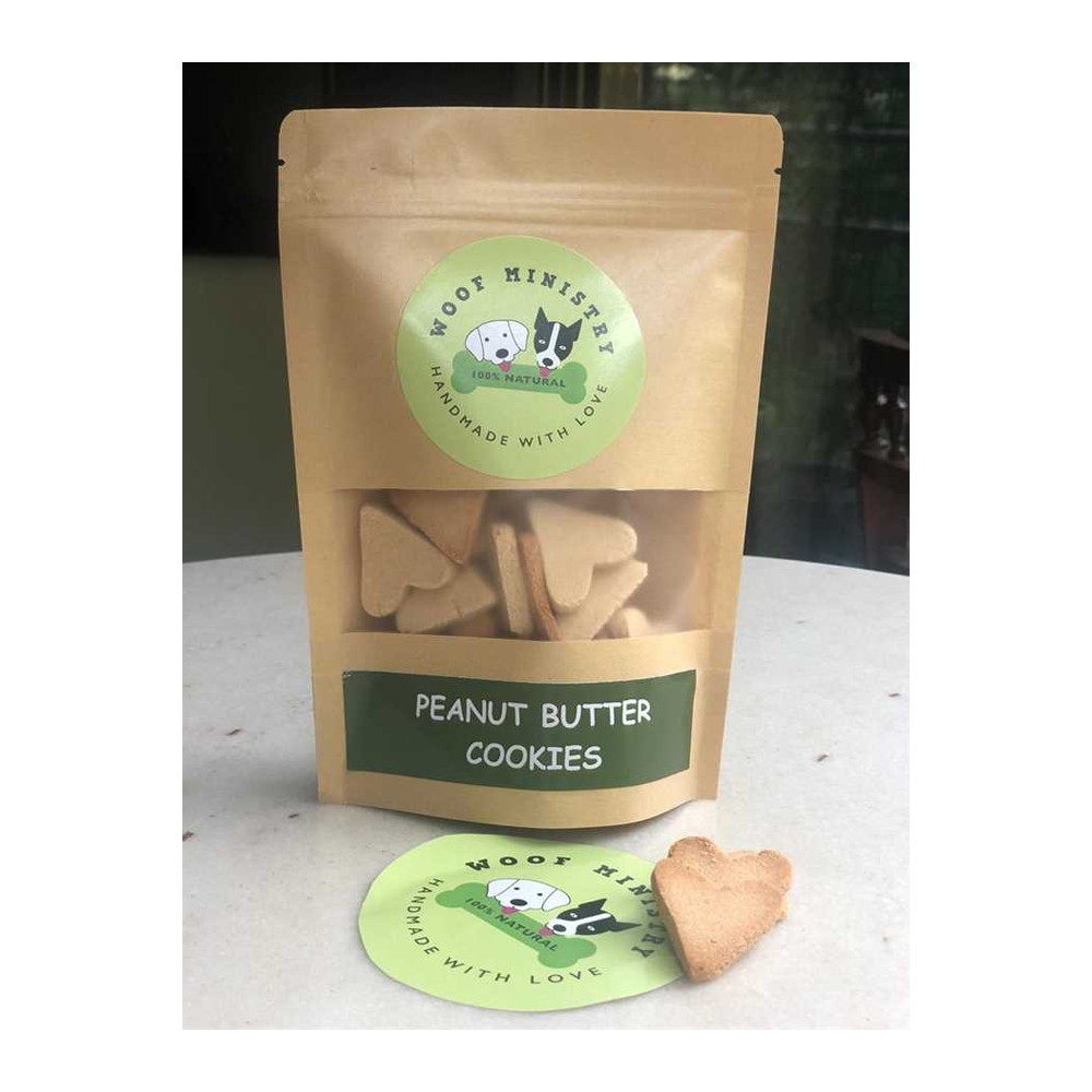 Woof Ministry Peanut Butter Cookies (100 gms)