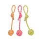 Trixie Playing Rope With Woven in Ball (Assorted Colours)