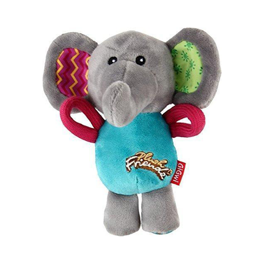 GiGWi Plush Friendz With Squeaker - Elephant