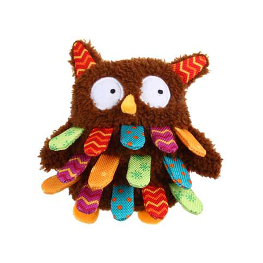 GiGWi Plush Friendz With Squeaker - Owl
