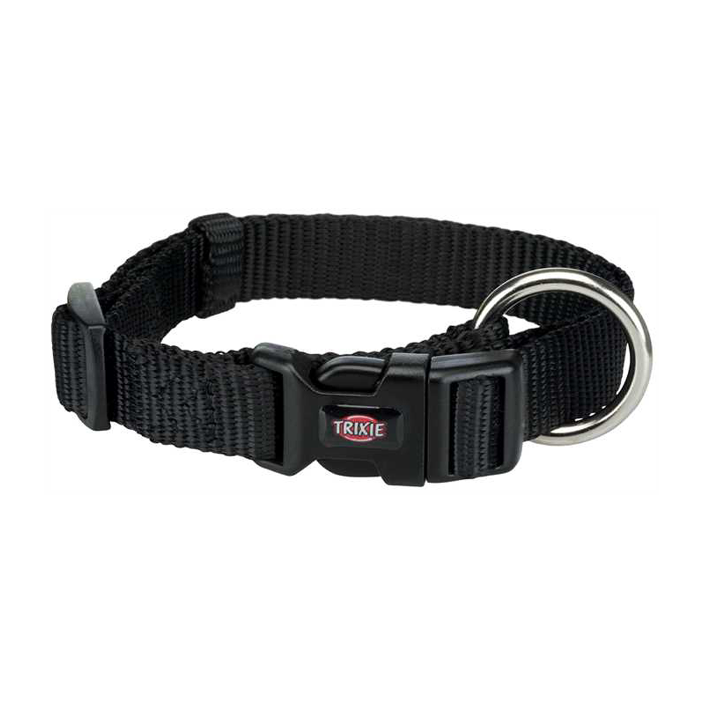 Trixie Premium Collar Jet Black