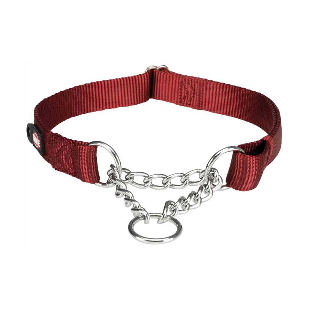 Trixie Premium Stop The Pull Collar Cherry Red