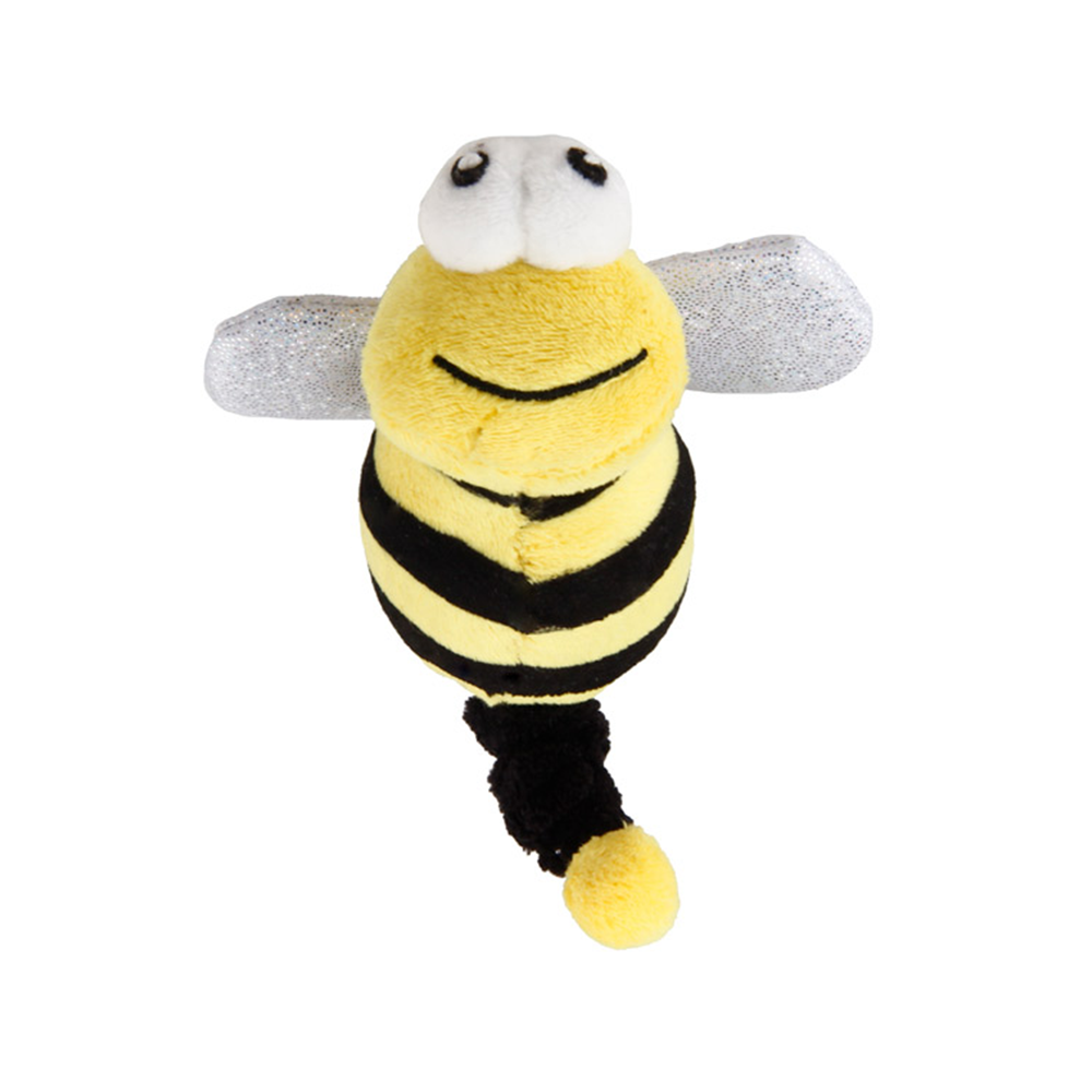 GiGWi Vibrating Running Bee With Catnip Inside - Yellow