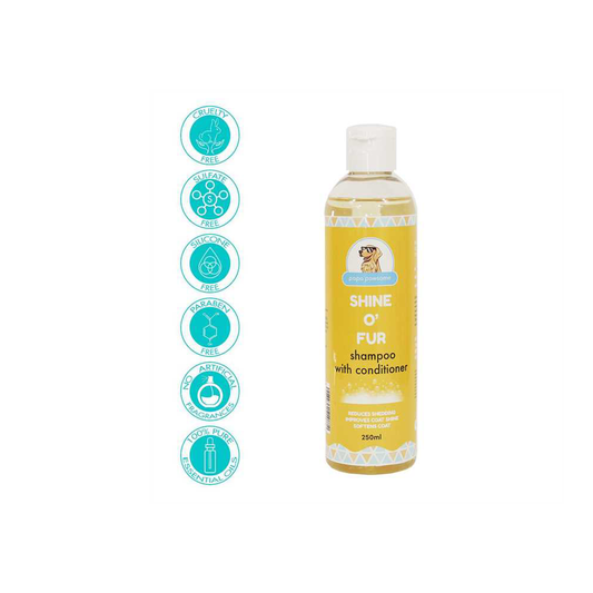 Papa Pawsome Shine O Fur Shampoo with Conditioner for Dog (250 ml)