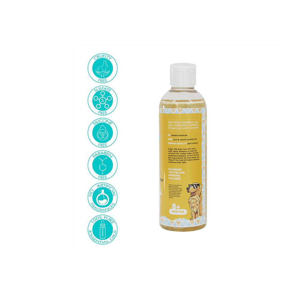 Papa Pawsome Shine O Fur Shampoo with Conditioner for Dog (250 ml)