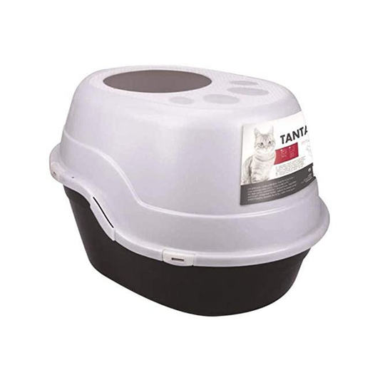 M-Pets Tanta - Cat Litter Box With Open Top - Black & White