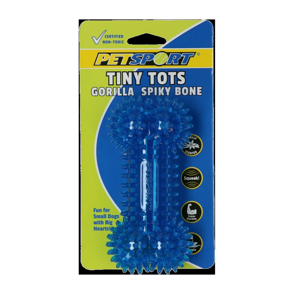 Petsport Tiny Tots Gorilla Spiky Bone (Assorted Colours)