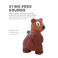 Outward Hound Tootiez Bear Latex Rubber Dog Toy (S)
