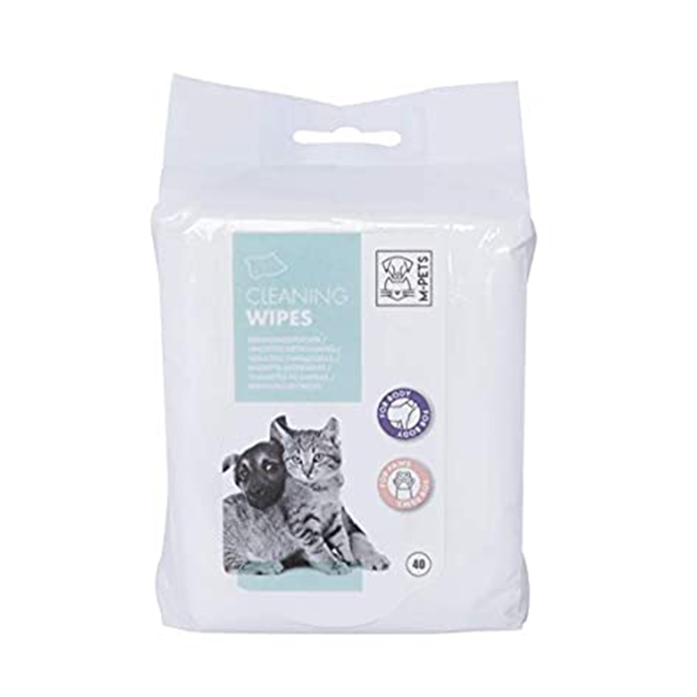 M-Pets Travel Cleaning Wipes (40 Wipes)
