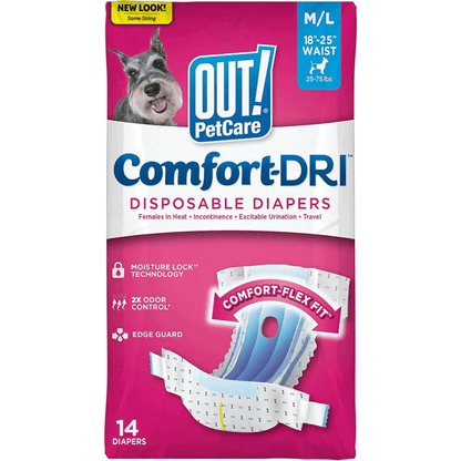 Out! Petcare Out Disposable Female Dog Diapers