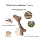Gigwi Wooden Antler With Natural Wood