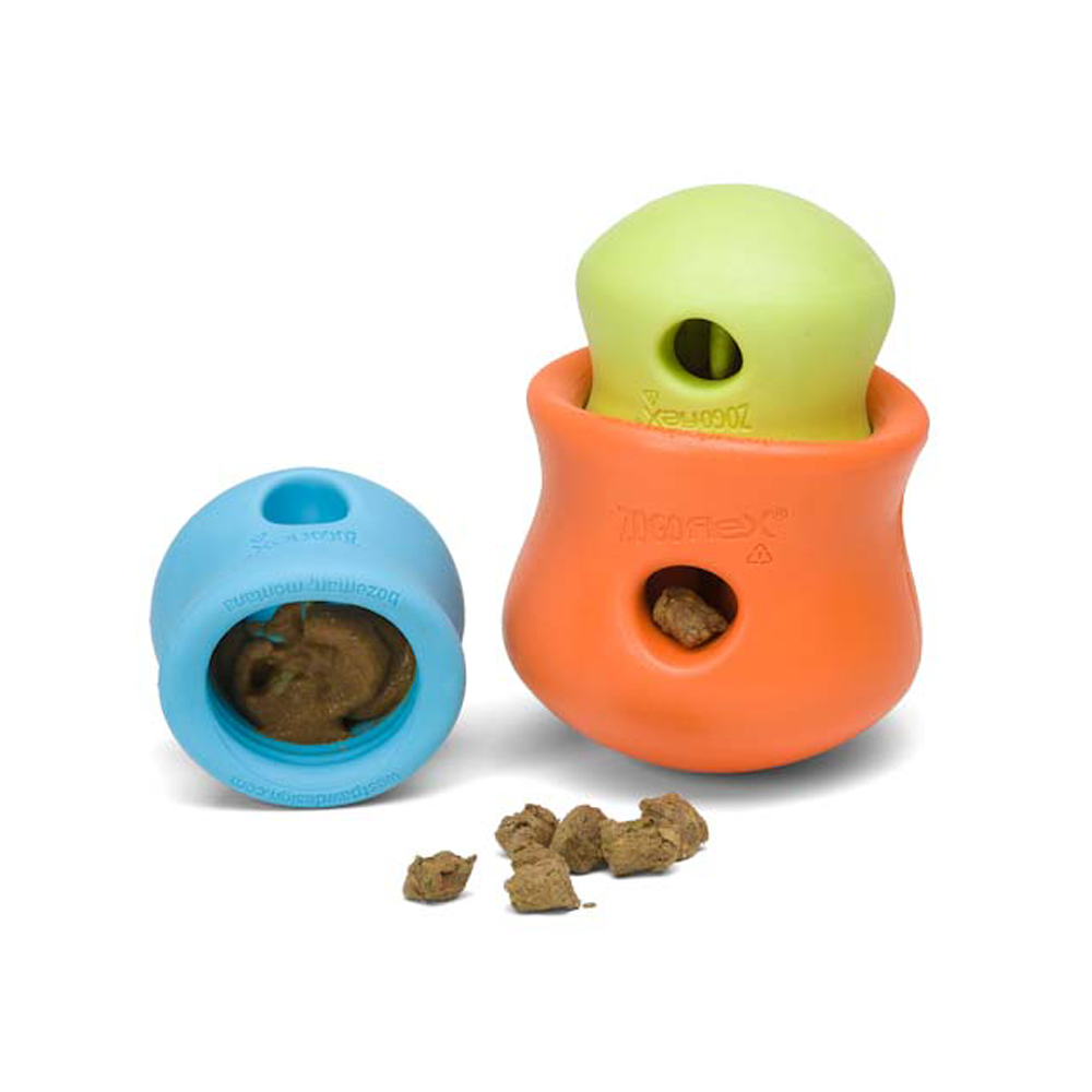 West Paw Zogoflex Toppl Treat Toy (Assorted Colours)
